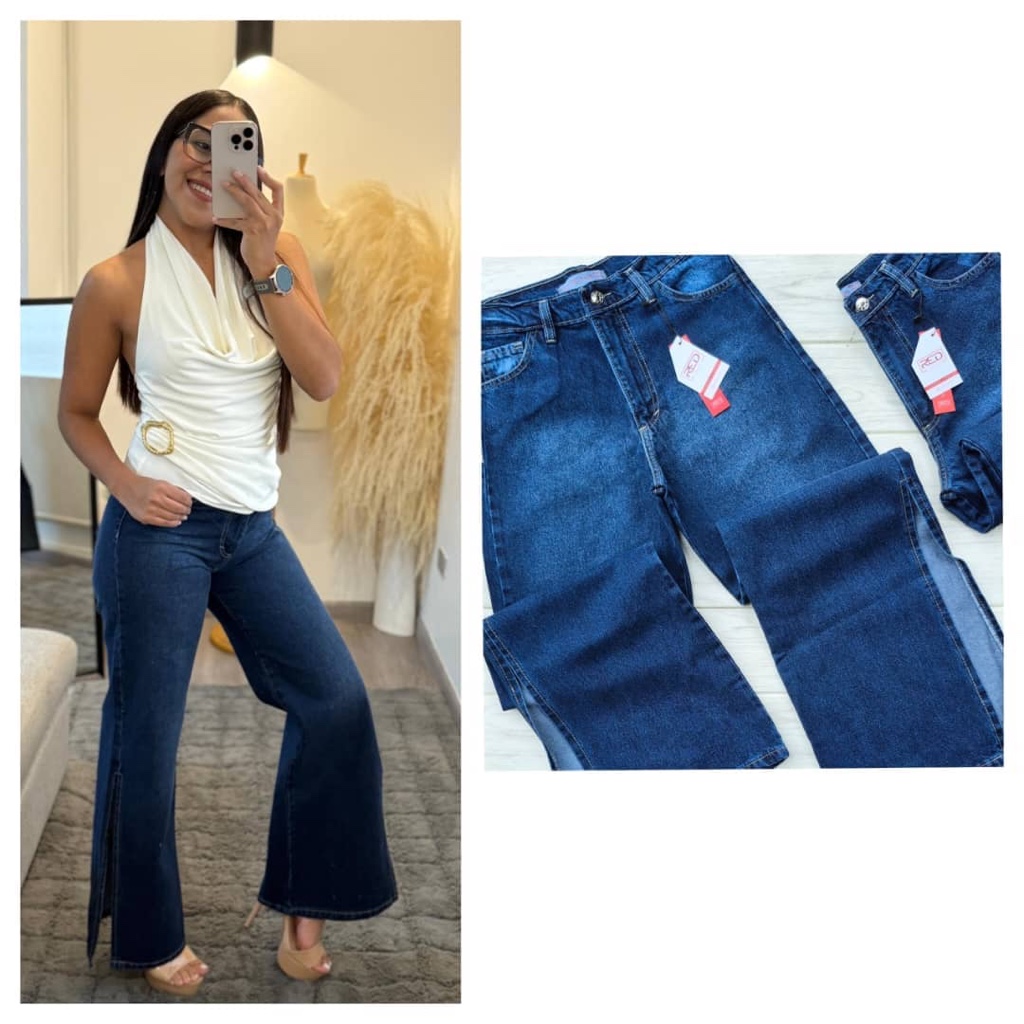 WIDE LEG TELA RÍGIDA