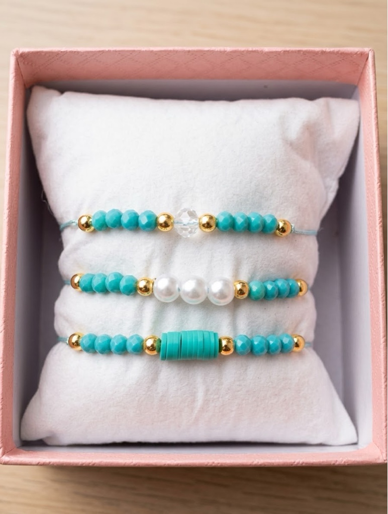 SET PULSERAS X3