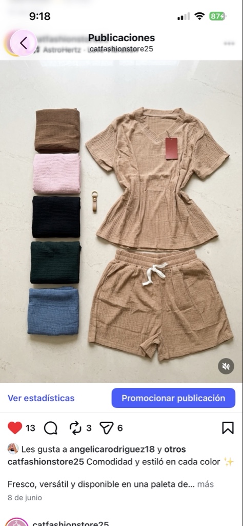 SET ACANALADO CASUAL