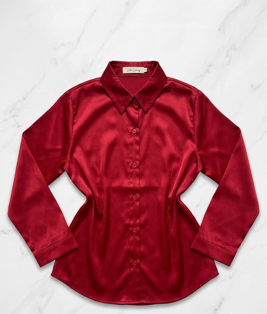 CAMISA SATIN M/LARGA