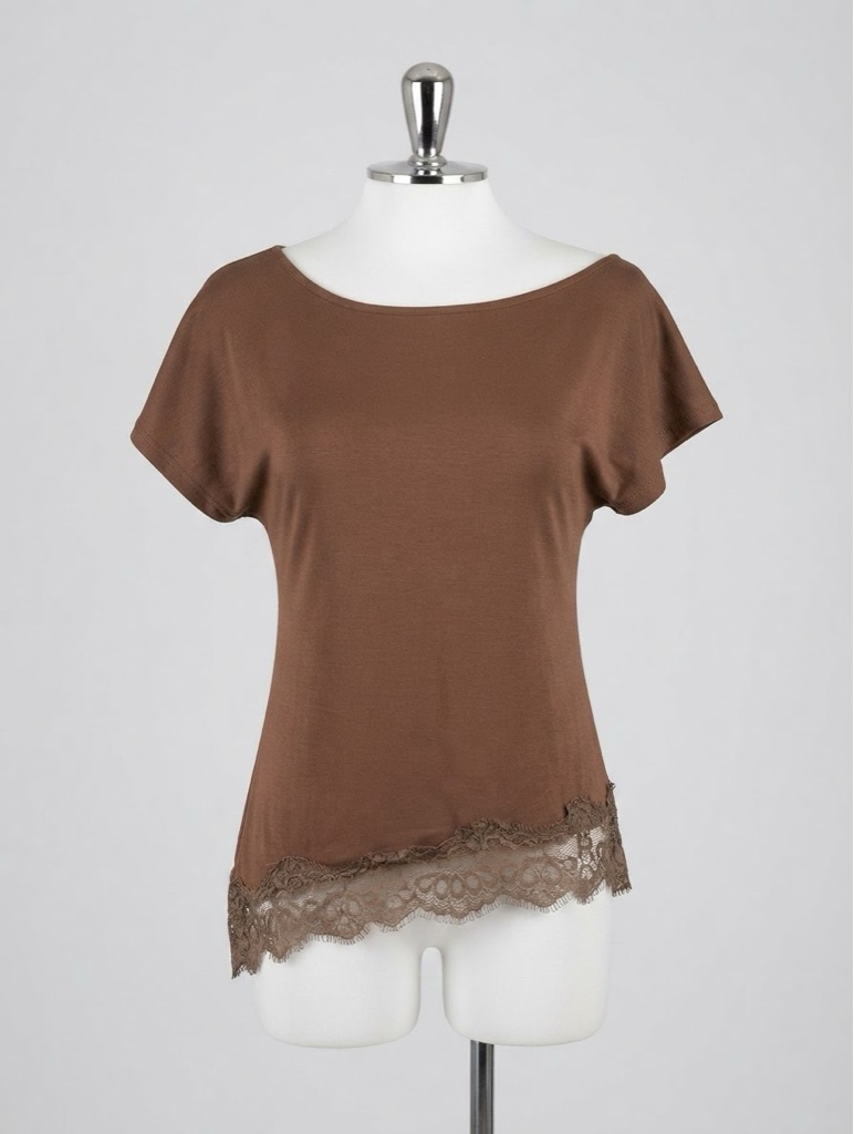 BLUSA DE VESTIR C/ENCAJE