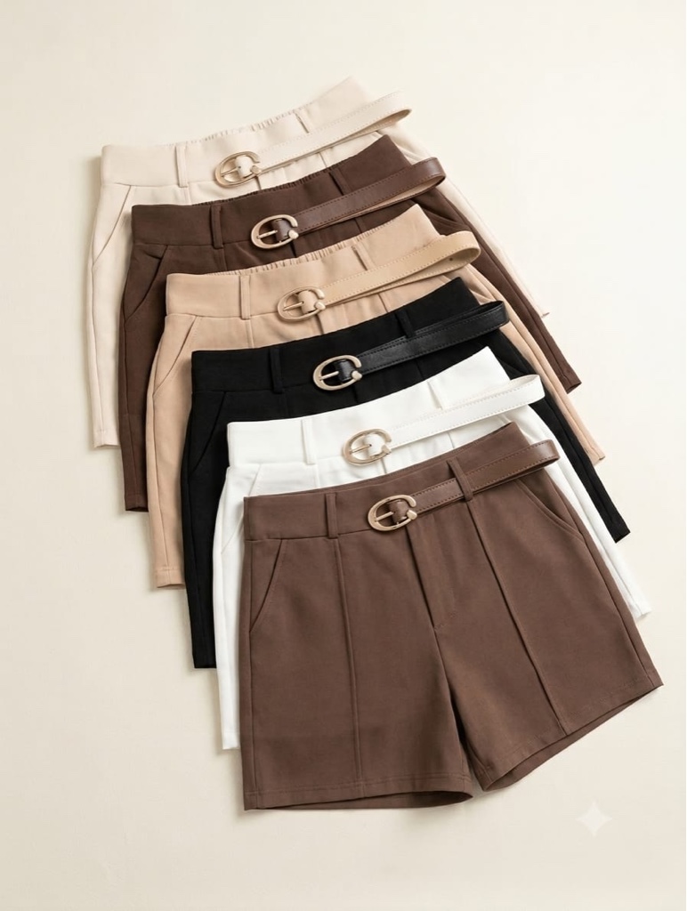 SHORTS VESTIR C/CORREA