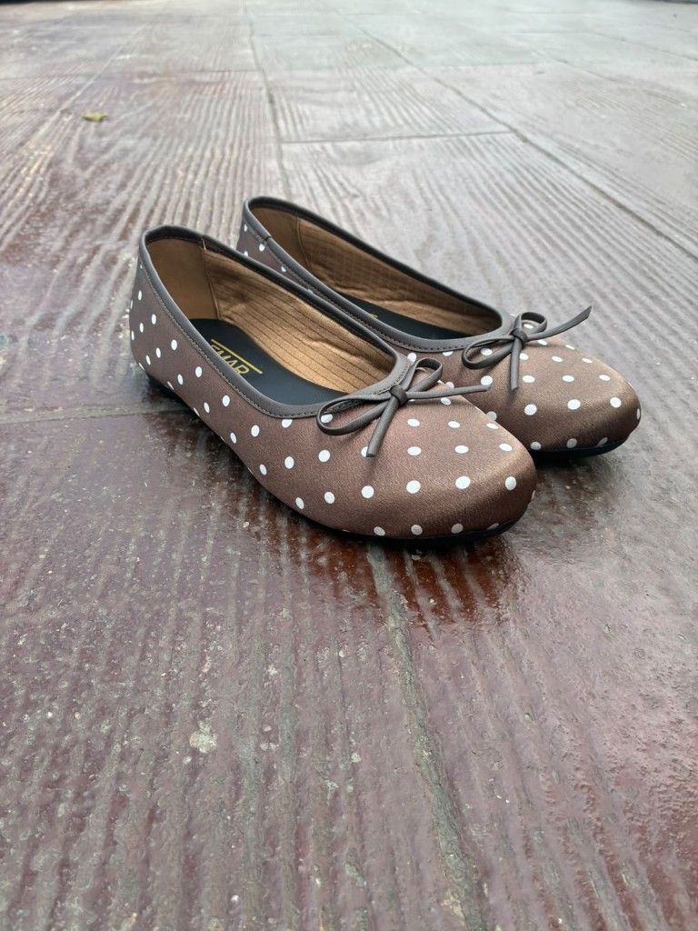 Valeta café polka dots de lazo