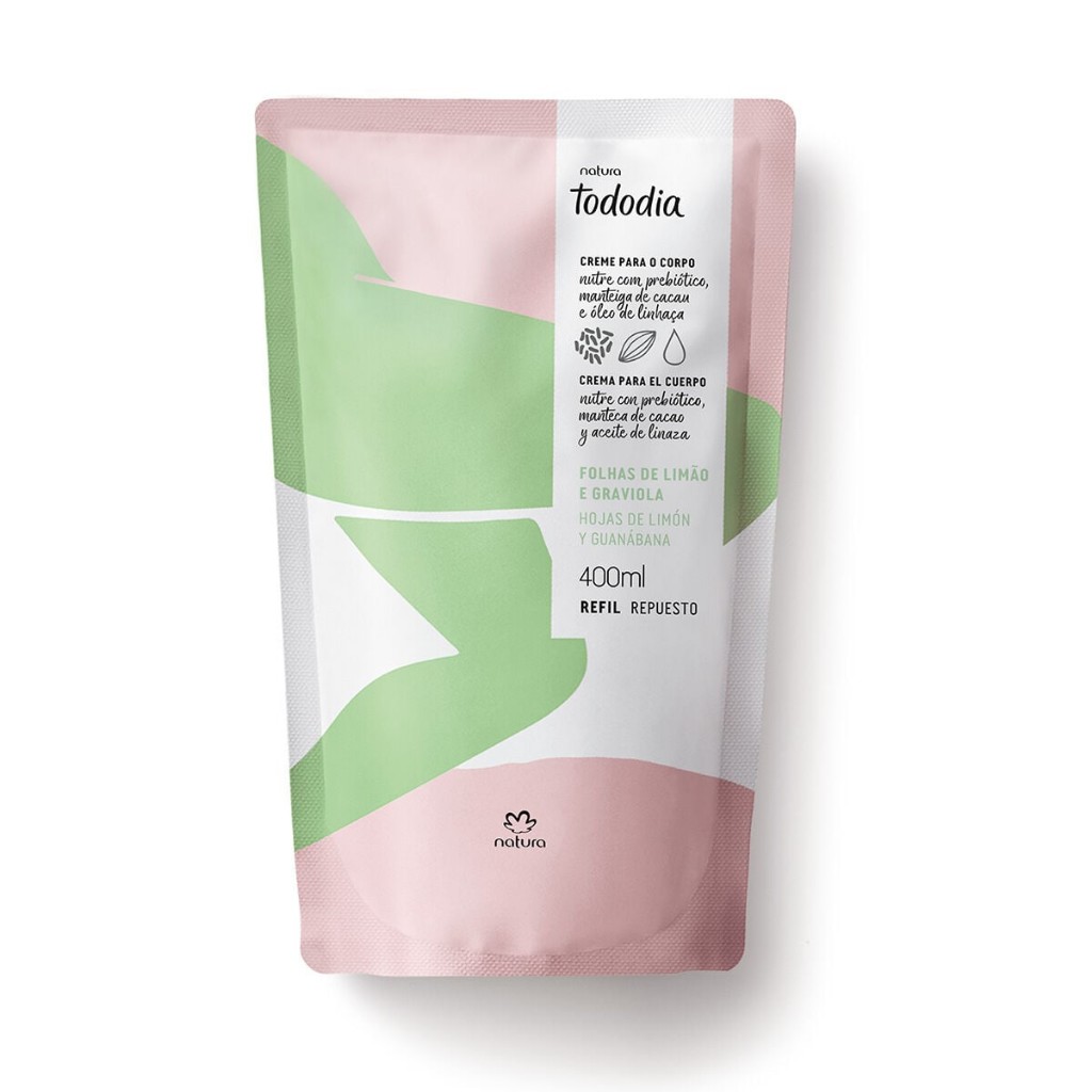 Crema Corporal Hojas de Limón y Guanabana, femenino 400ml Respuesto
