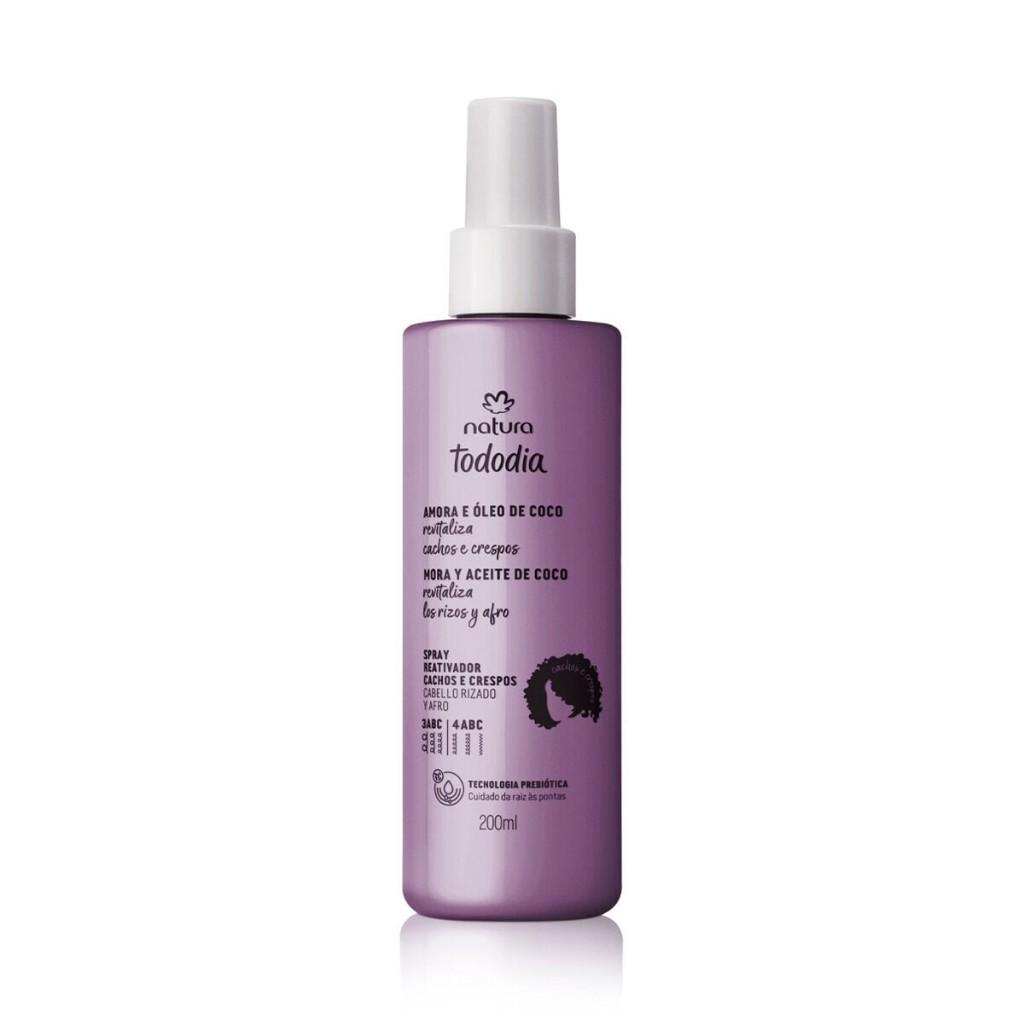 Spray Hidratación Mora y Óleo de coco Tododia 200ml
