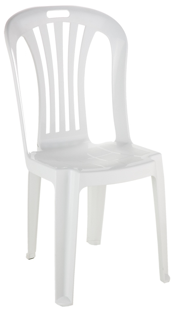 Alquiler silla plástica blanca