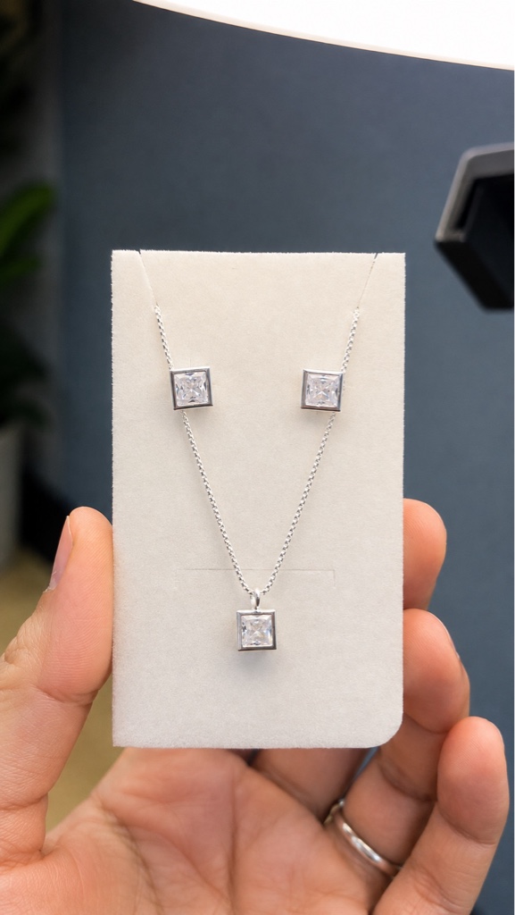 Conjunto Quadrado Cristal