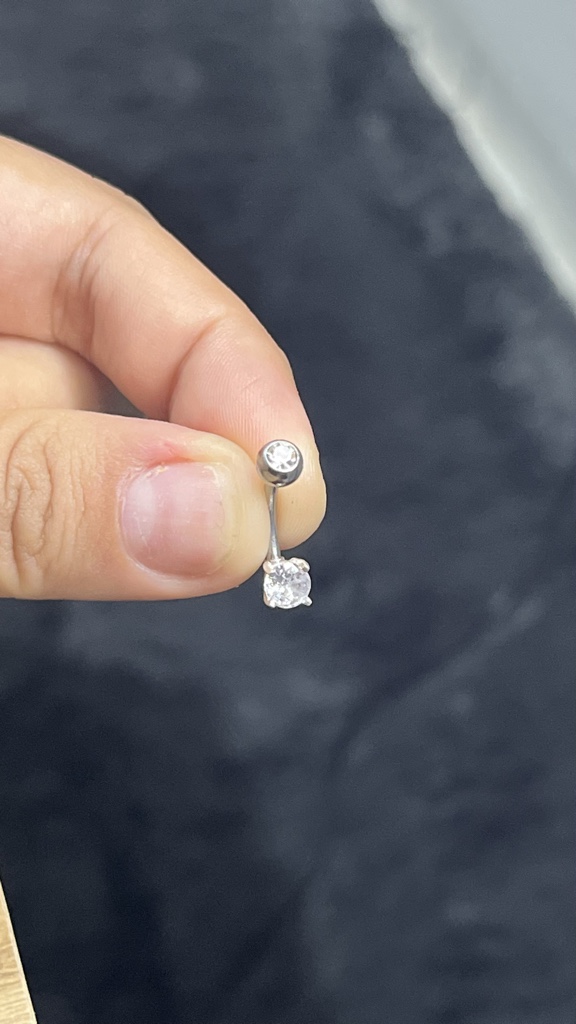 Piercing Umbigo Ponto de Luz