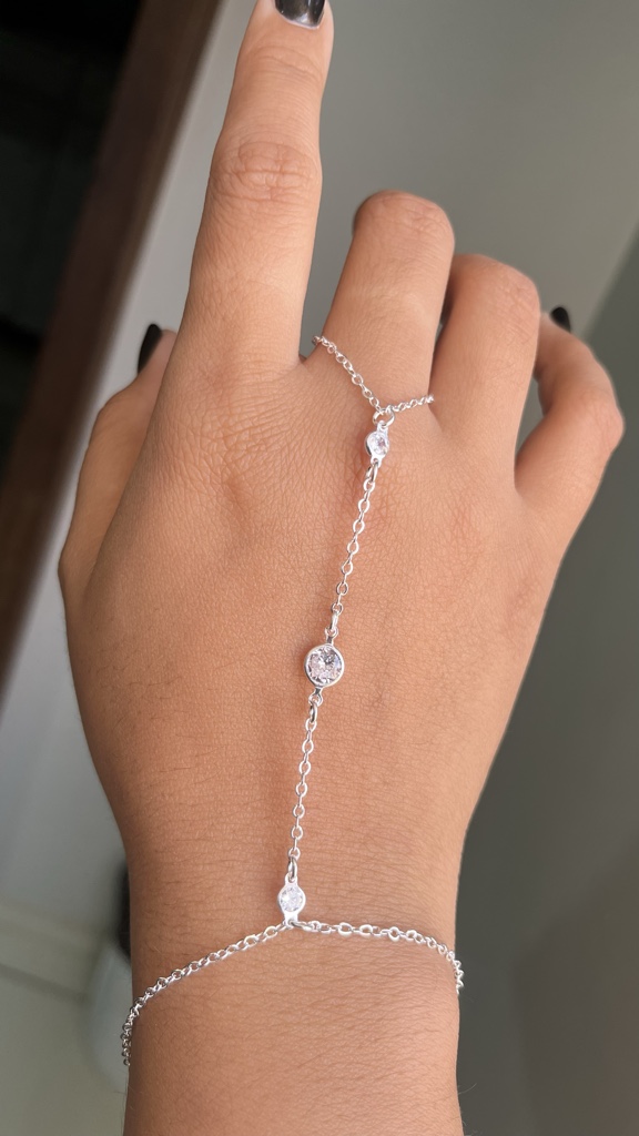 Pulseira Jade 3 Zircônias