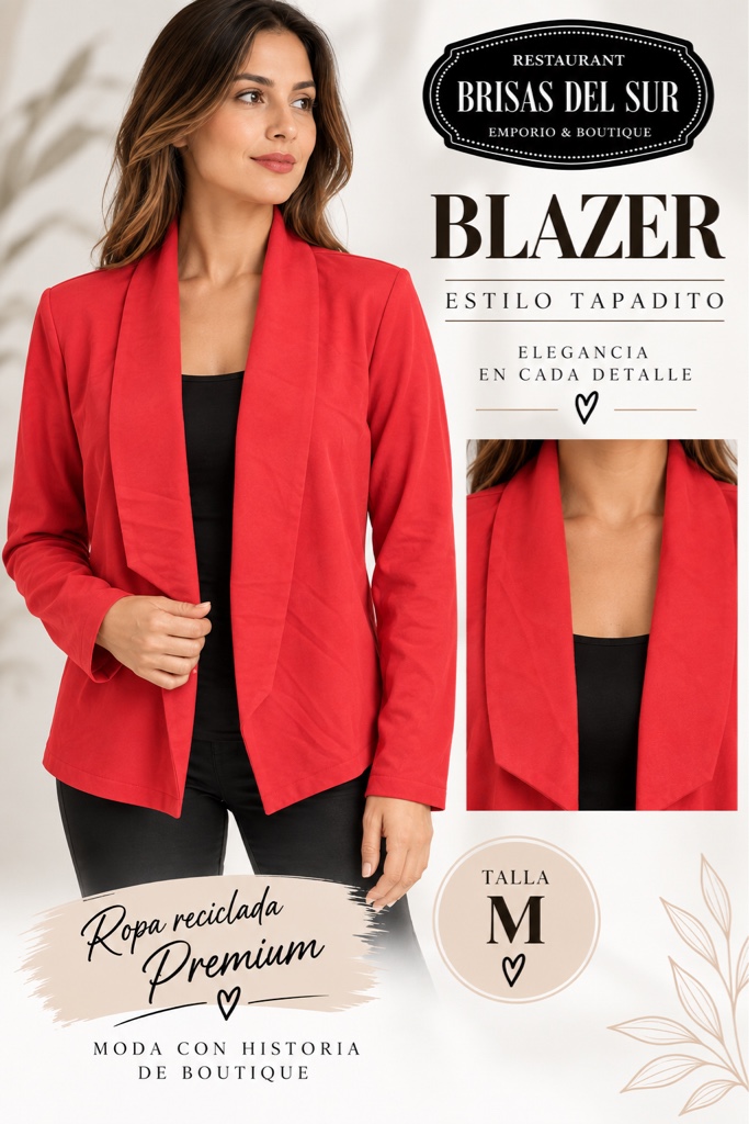 Blazer rojo premium