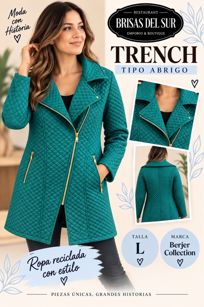 Berjer Collection trench verde
