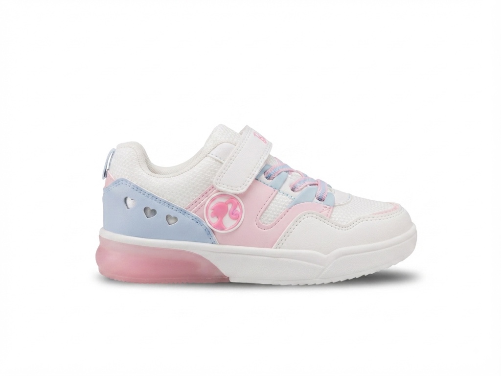 Barbie zapatillas blancas rosadas 2AR1205001
