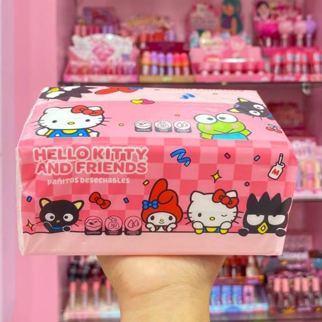 Hello Kitty servilletas rosa