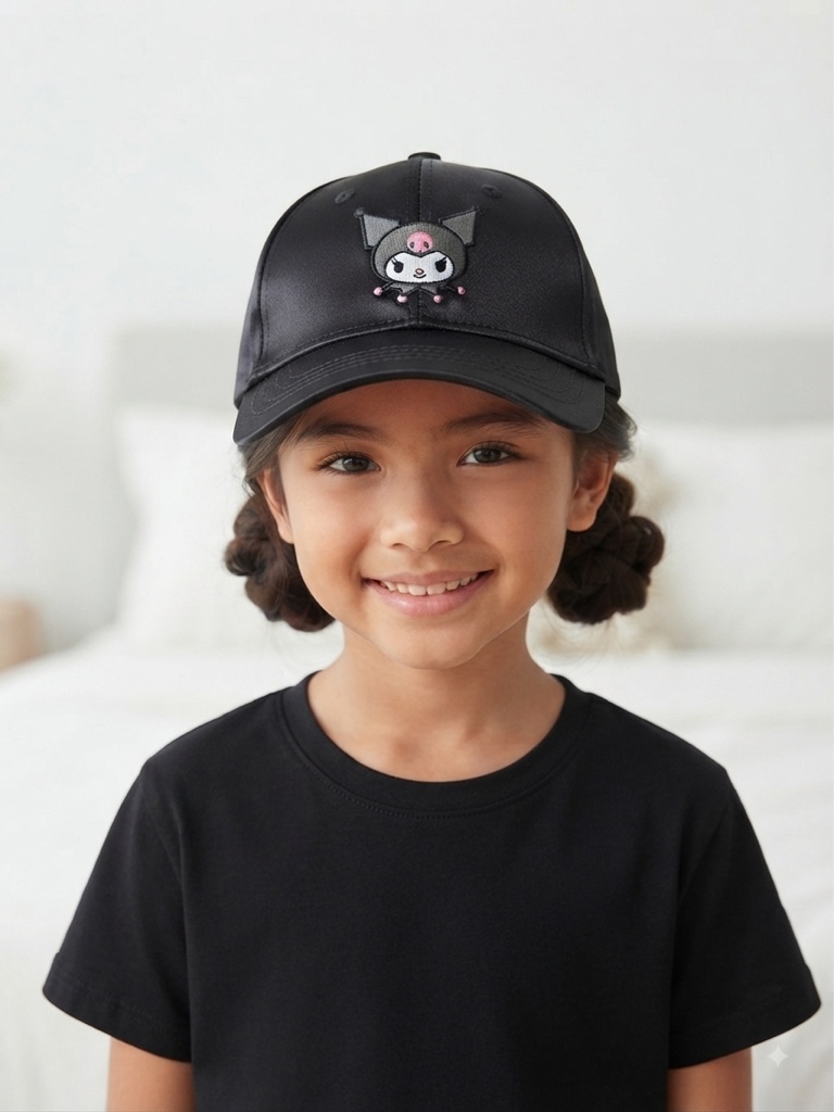 Gorra negra Kuromi
