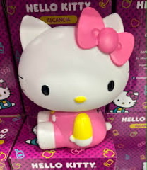 Hello Kitty alcancia grande rosa