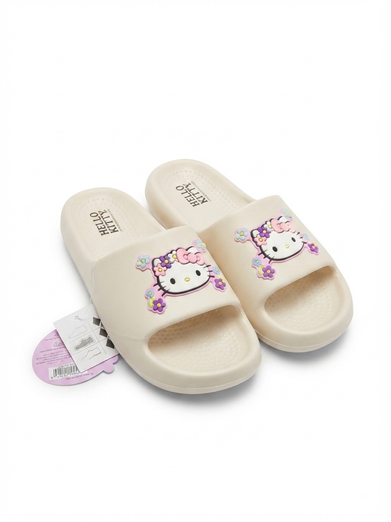 Hello Kitty sandalias beige