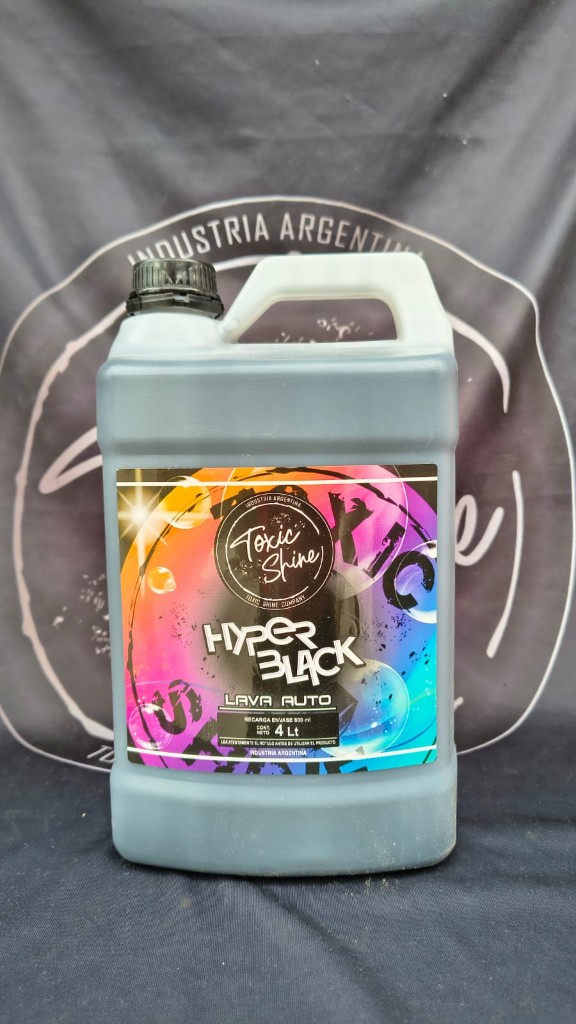 Toxic Shine Hyper Black lava auto 4L galon