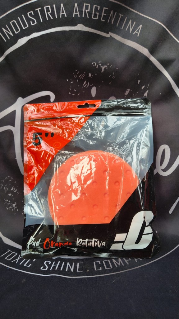 Pad Rotativa 5" medio naranja