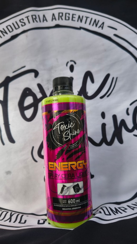 Toxic Shine Energy spray cera liquida 600ml