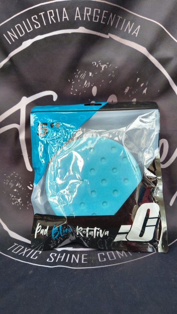 Pad rotativa azul 5" finish