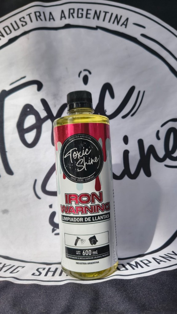 Toxic Shine Iron Warning limpiador de llantas 600ml