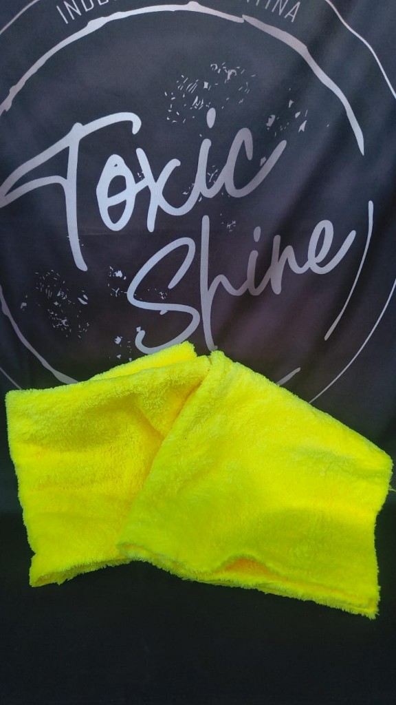 Toxic Shine paño amarillo 40x40