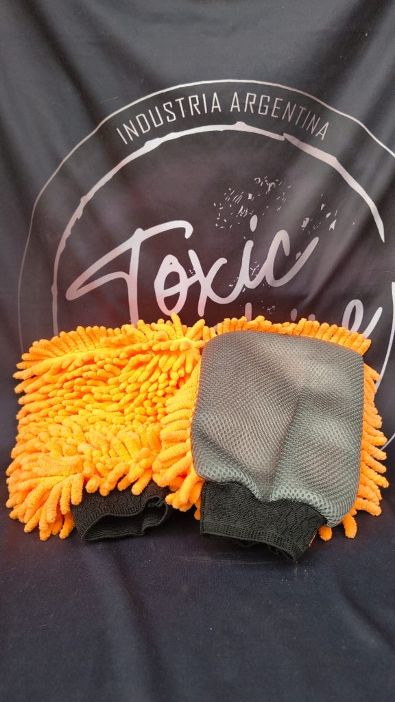 Toxic shine manopla naranja
