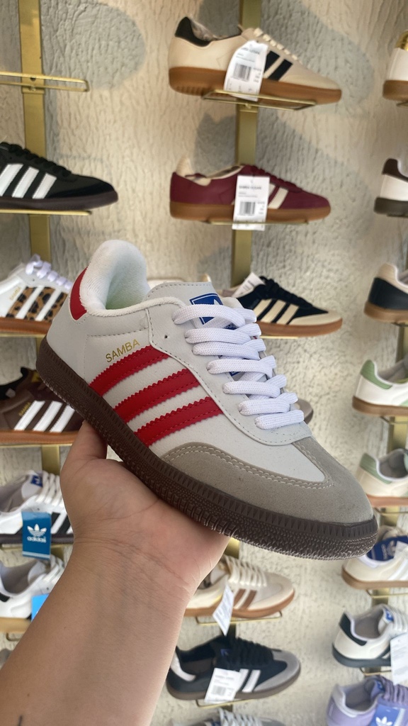 Adidas samba primera línea blancos
