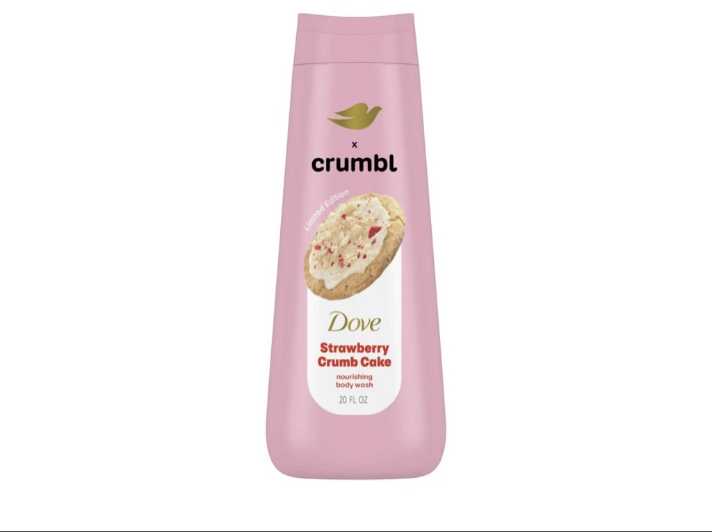 Dove Strawberry Crumb Cake