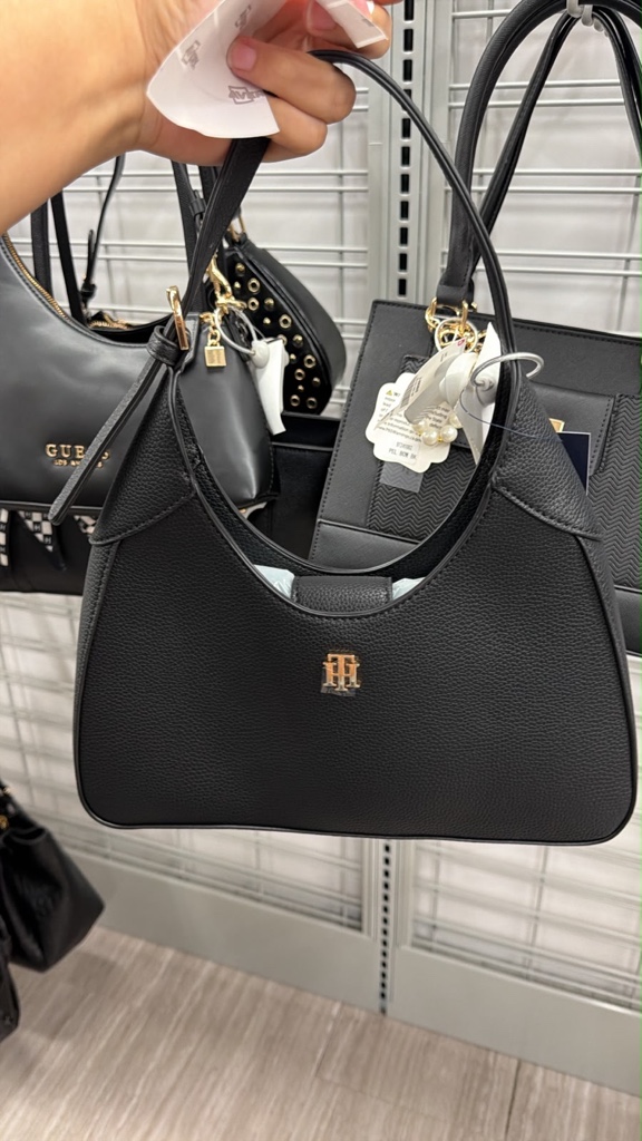 Cartera Tommy negra pequeña