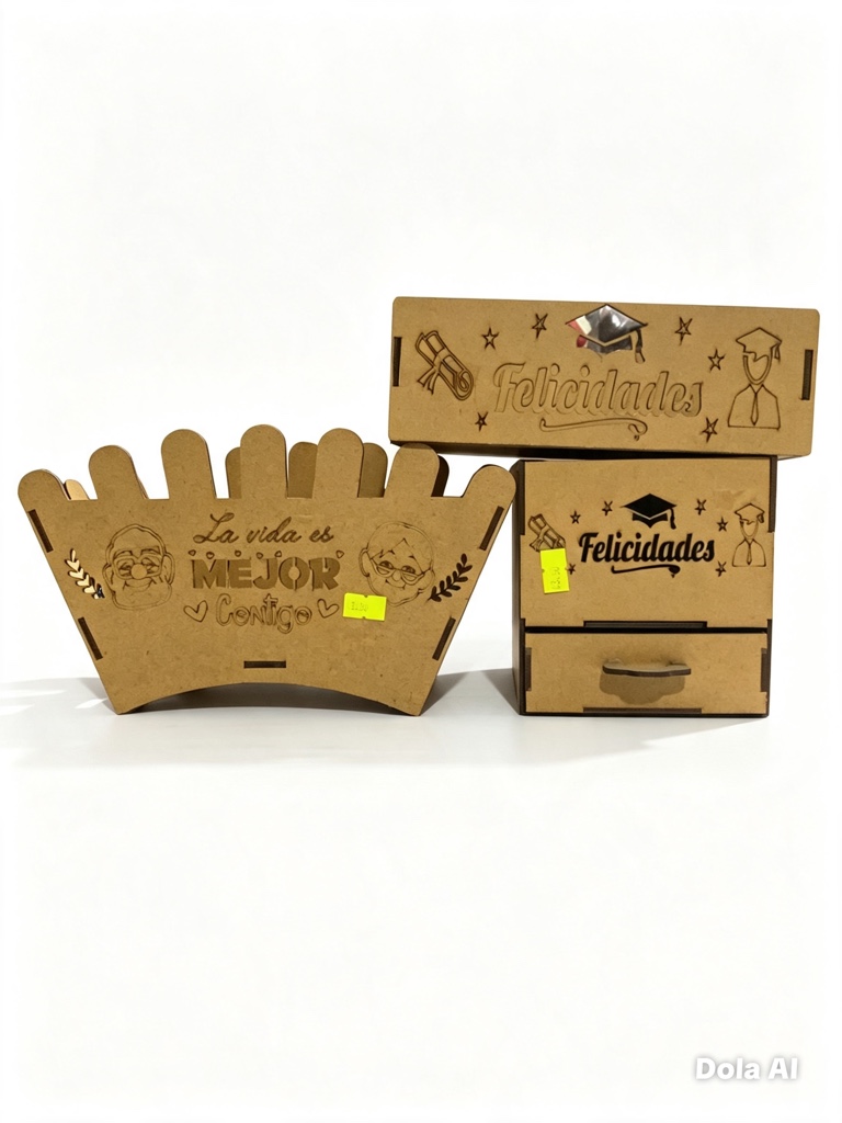 Caja de madera para regalo