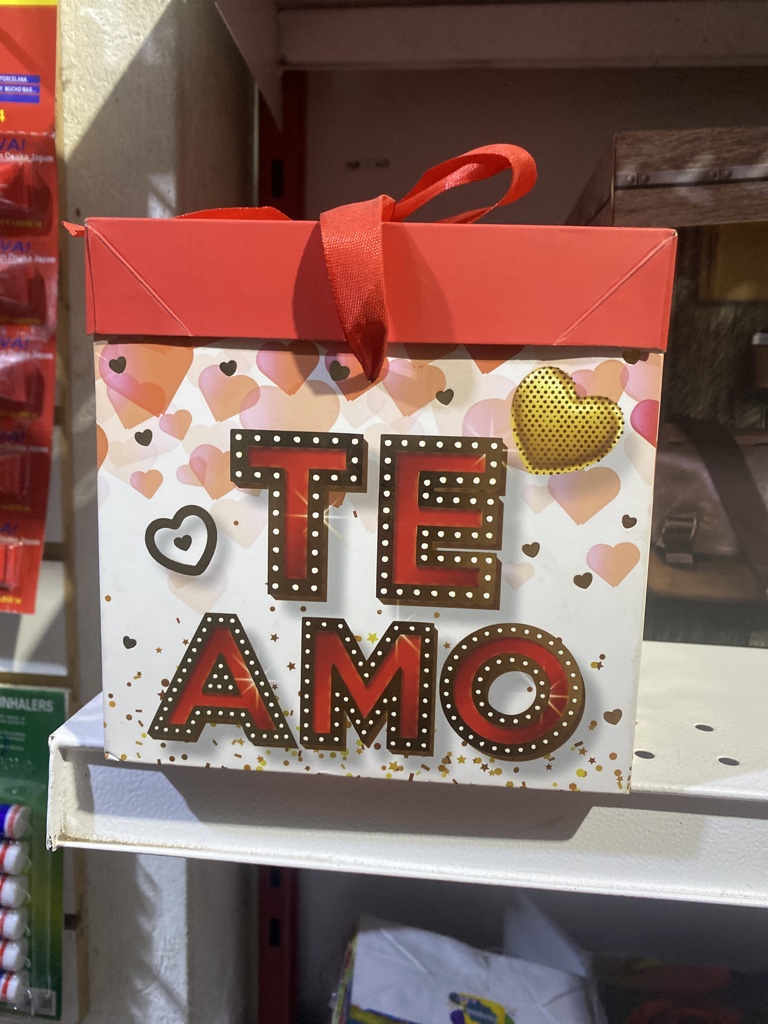 Caja regalo Te Amo
