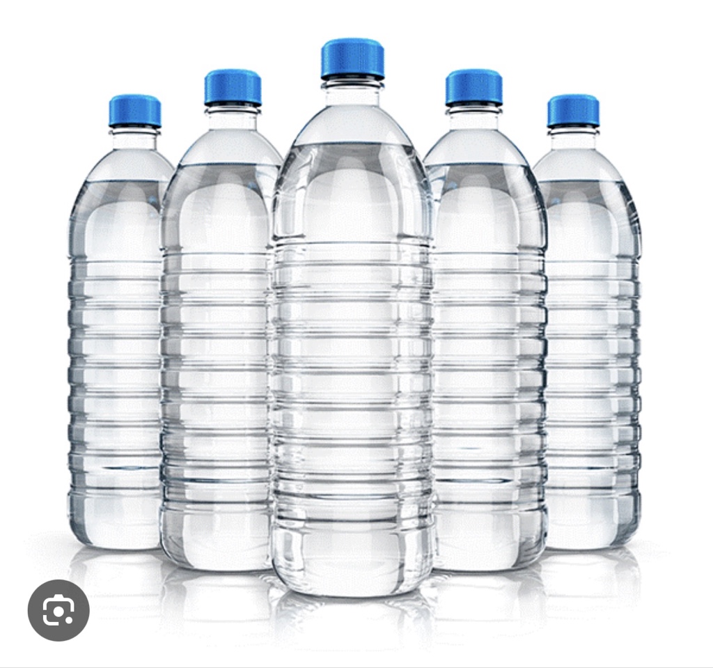 botellas transparentes