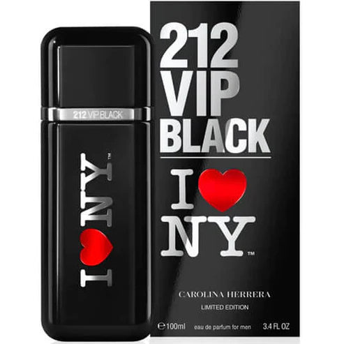 Perfume Hombre Carolina Herrera 212 VIP Black I Love NY