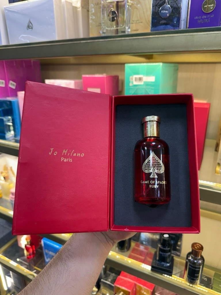 UNISEX  JO MILANO GAME OF SPADES RUBY