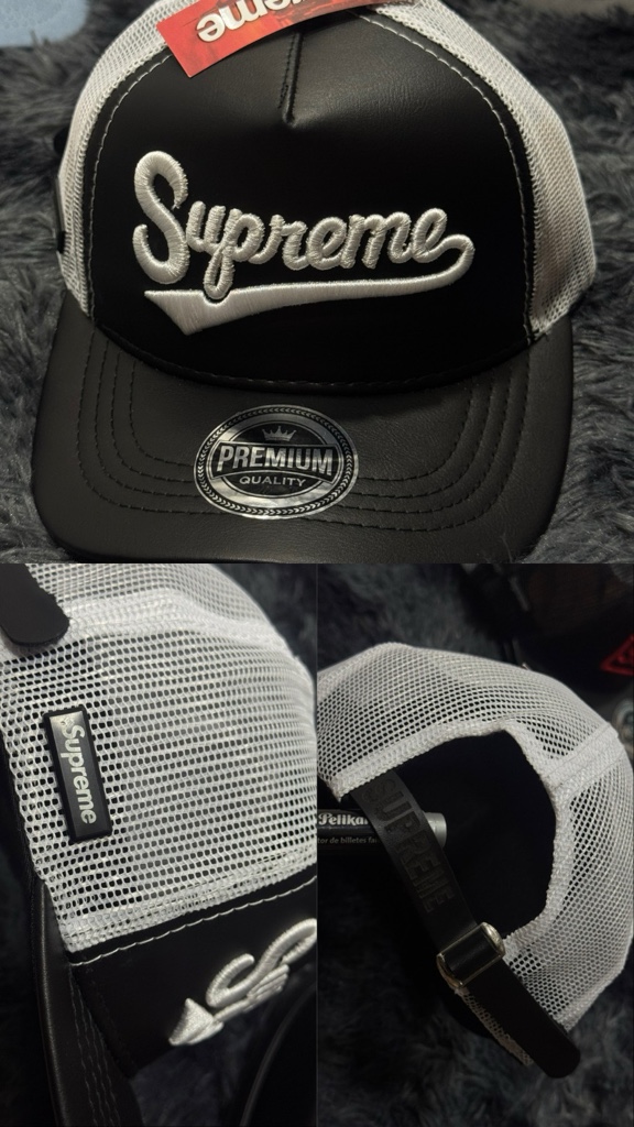 SUPREME NEGRO BLANCO