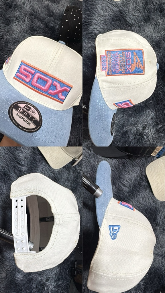 SOX BLANCA AZUL ROSA