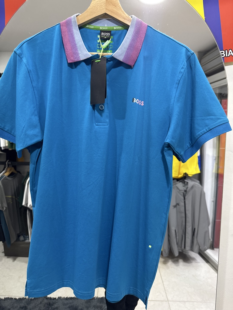 M - POLO BOSS AZUL