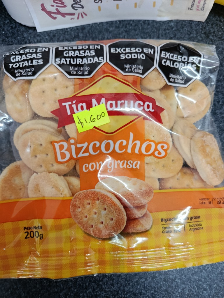 Galletas - Tia Maruca Bizcochos con grasa