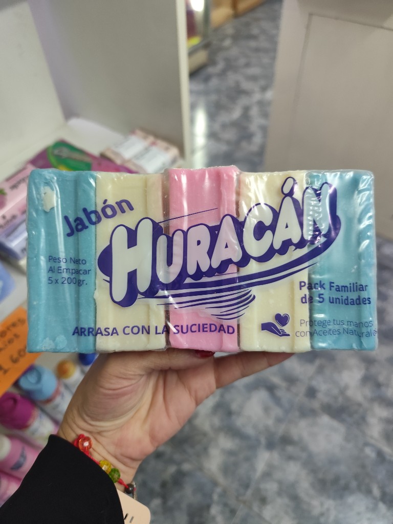 Huracán jabón en pan 5u