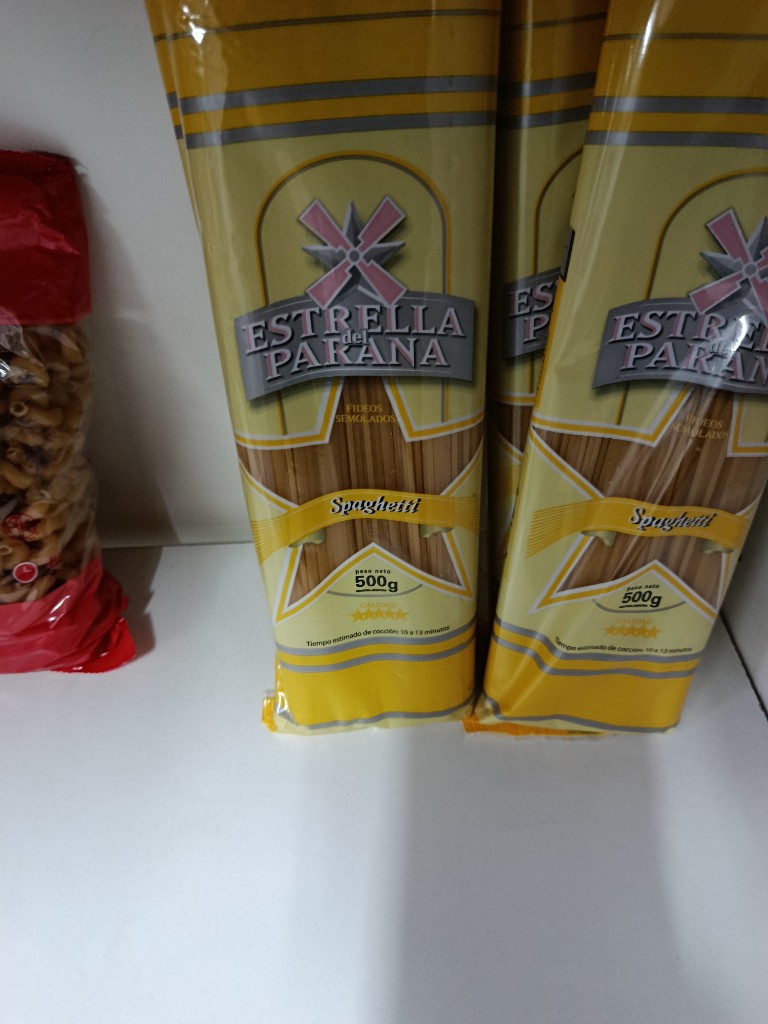 Fideos estrella del Paraná espagueti por 500 g