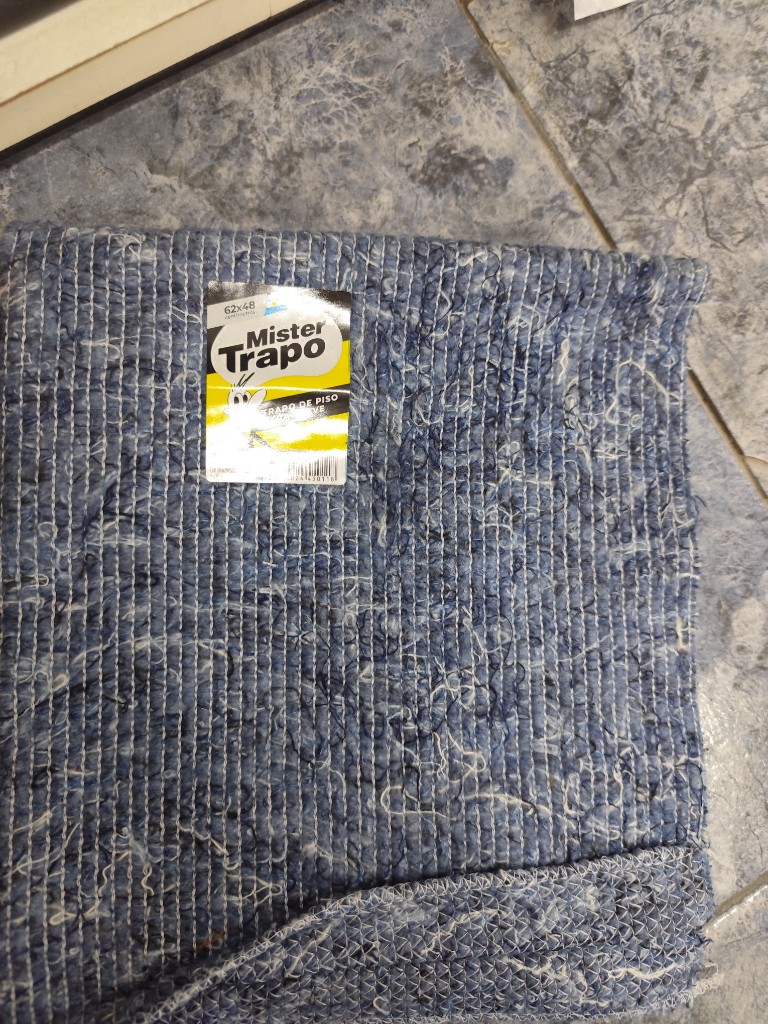 Mister Trapo de piso azul