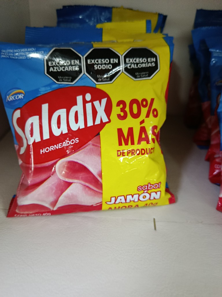 Galletas saladas saladix jamón 40 g