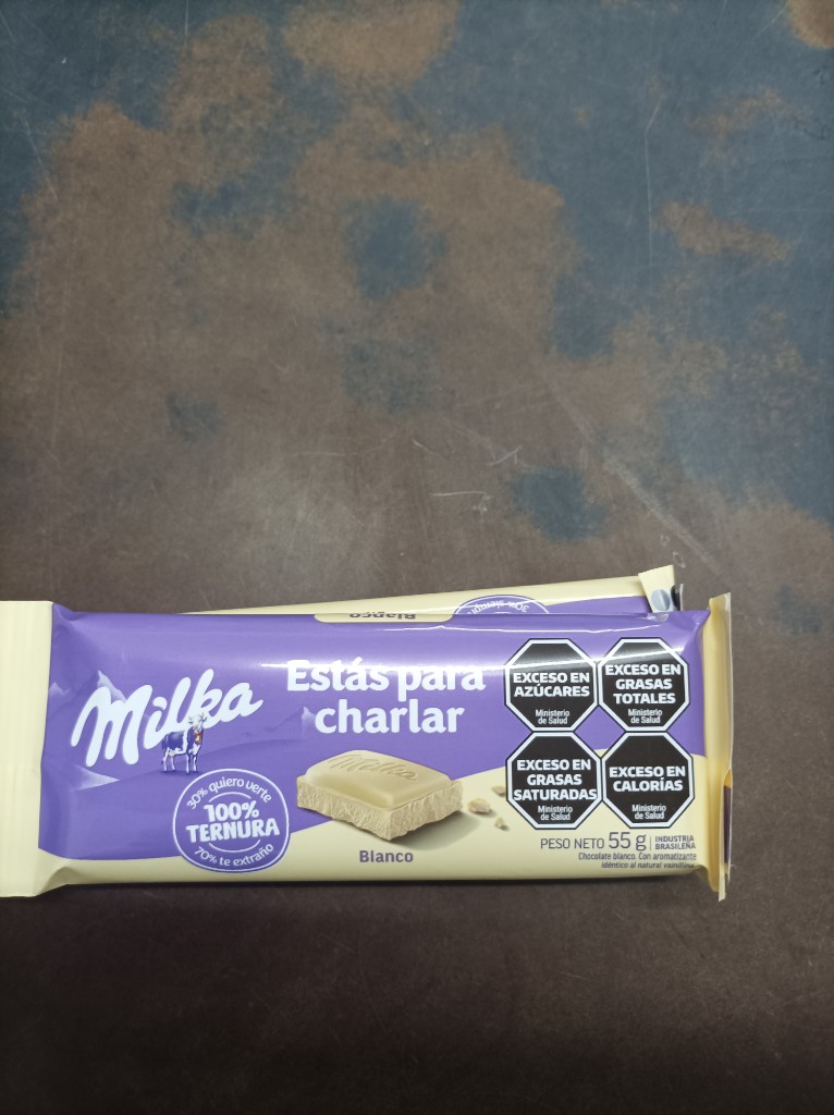 Milka chocolate blanco por 55 g
