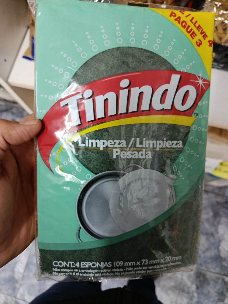 Esponja de cocina Tinindo x unidad