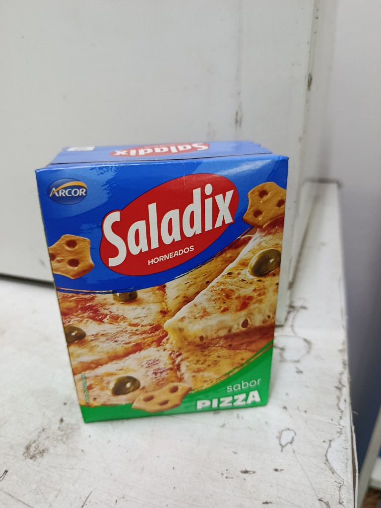 Galletas saladas aladix sabor pizza por 100 g