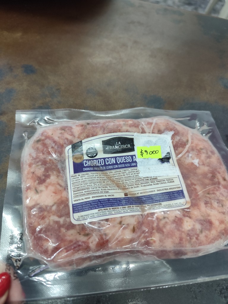 La Francisca chorizo con queso