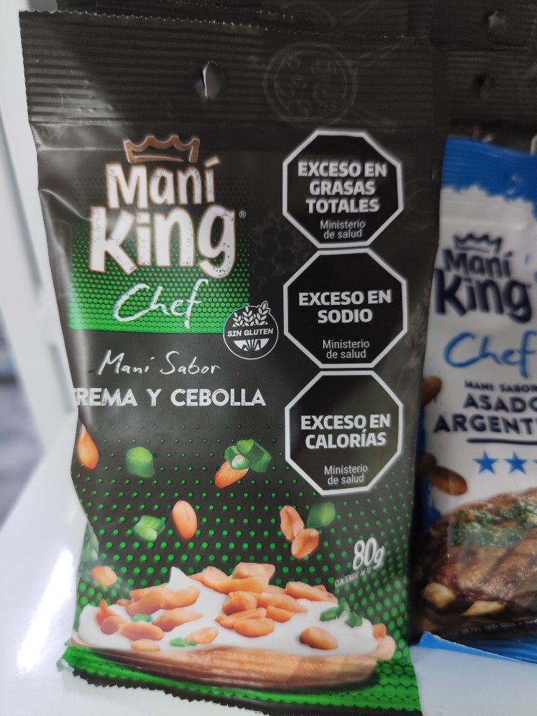 Maní King Chef crema y cebolla
