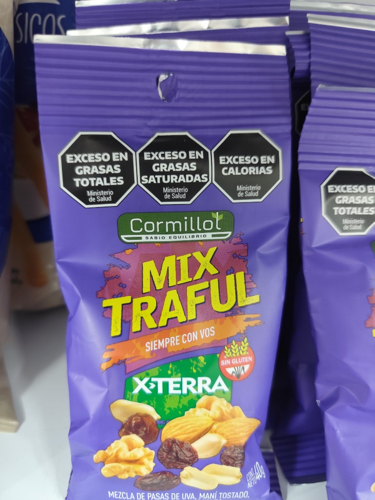 Frutos secos. Cormillot X-Terra Mix Trafull 140g
