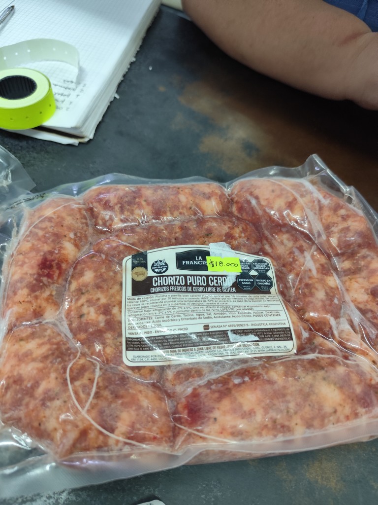 La Francia chorizo puro cerdo